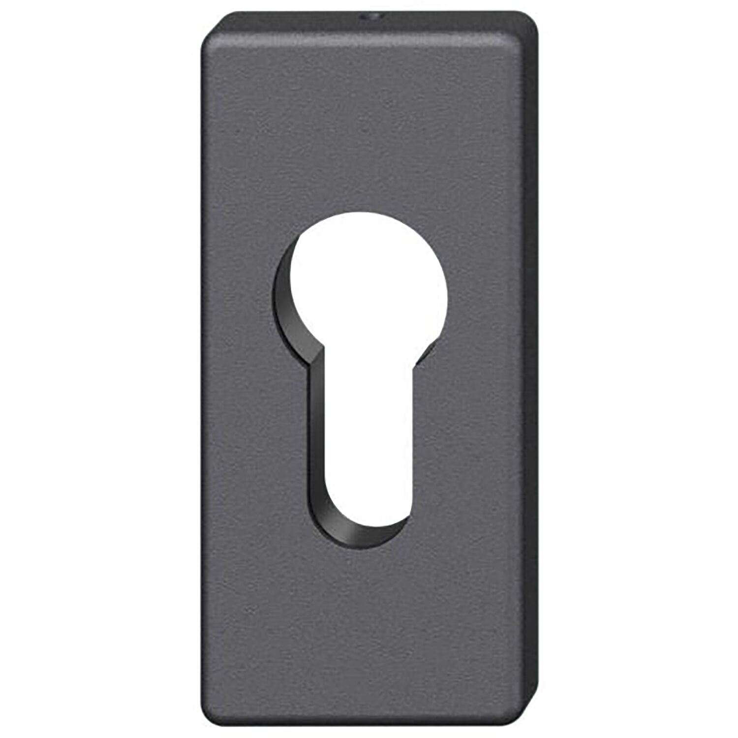 FSB FSB Zylinderrosette 17 1778 eckig, Aluminium schwarz matt
