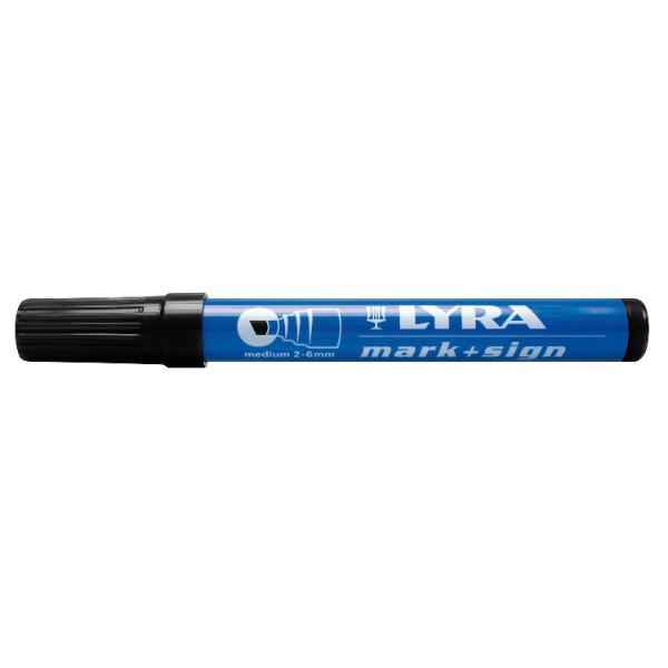 Lyra Permanent-Marker 111 Strichbreite 2-6 mm schwarz schräge Spitze
