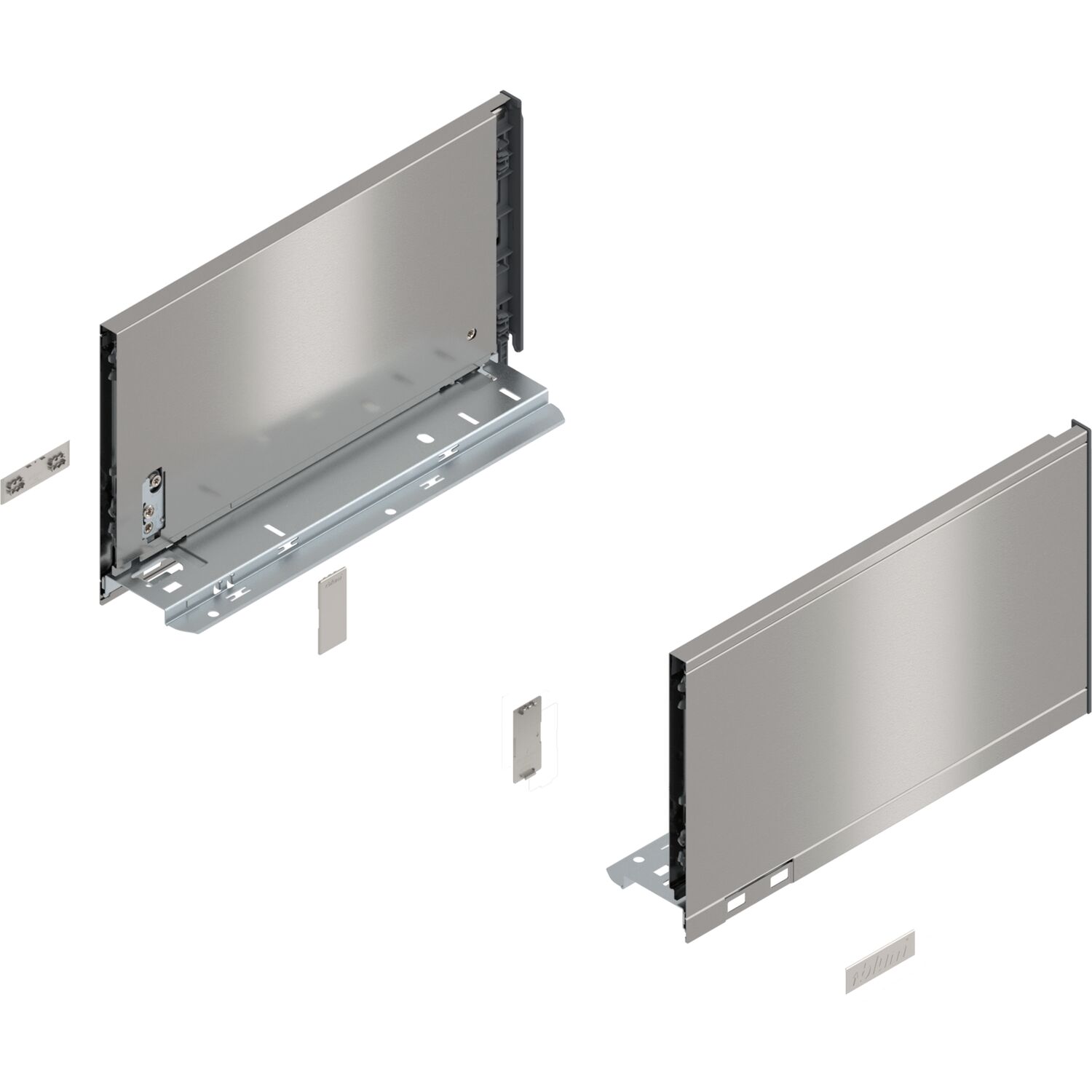 blum LEGRABOX pure Zarge Höhe C, NL 300, INOX (Anti-Fingerprint)
