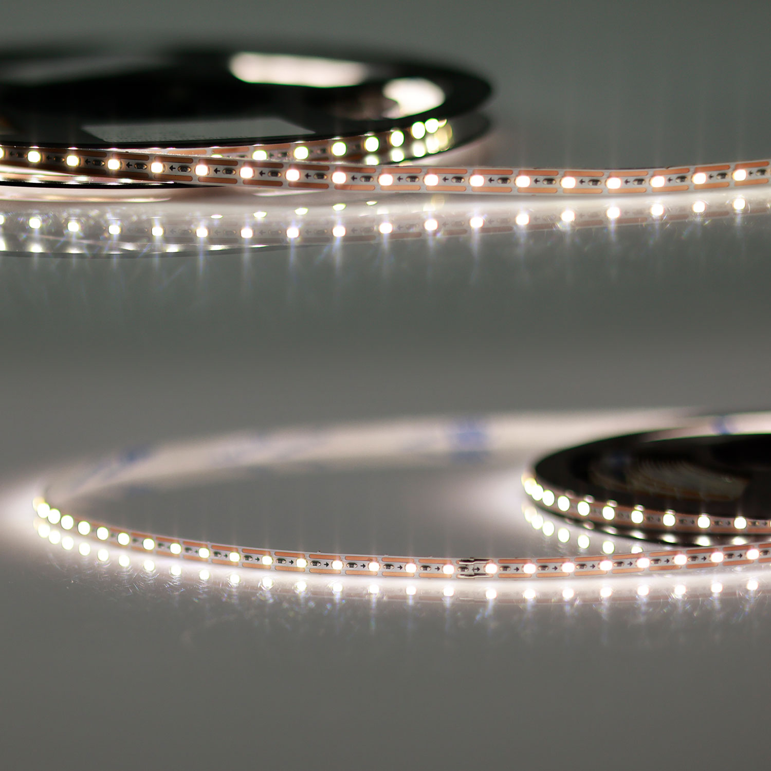 ISOLED LED CRI940 MiniAMP Flexband 12V DC 7W IP20 4000K 500cm Kabel beids. + maleAMP 120 LED/m