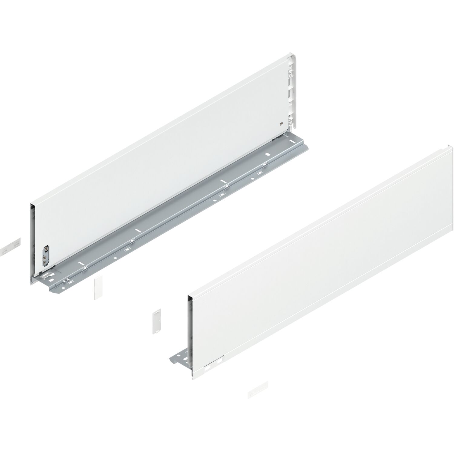 blum LEGRABOX pure Zarge Höhe C, NL 650, Seidenweiß-matt