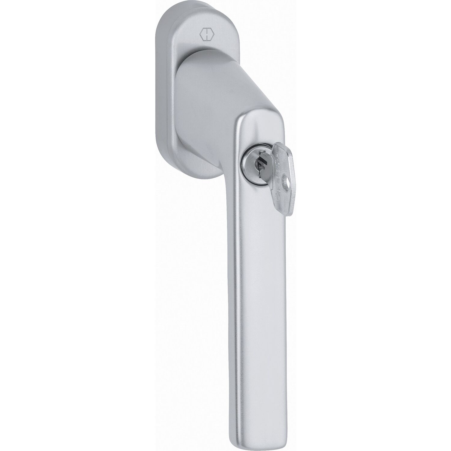 Hoppe HOPPE Fenstergriff HAMBURG - Sperrzylinder, Aluminium silber eloxiert