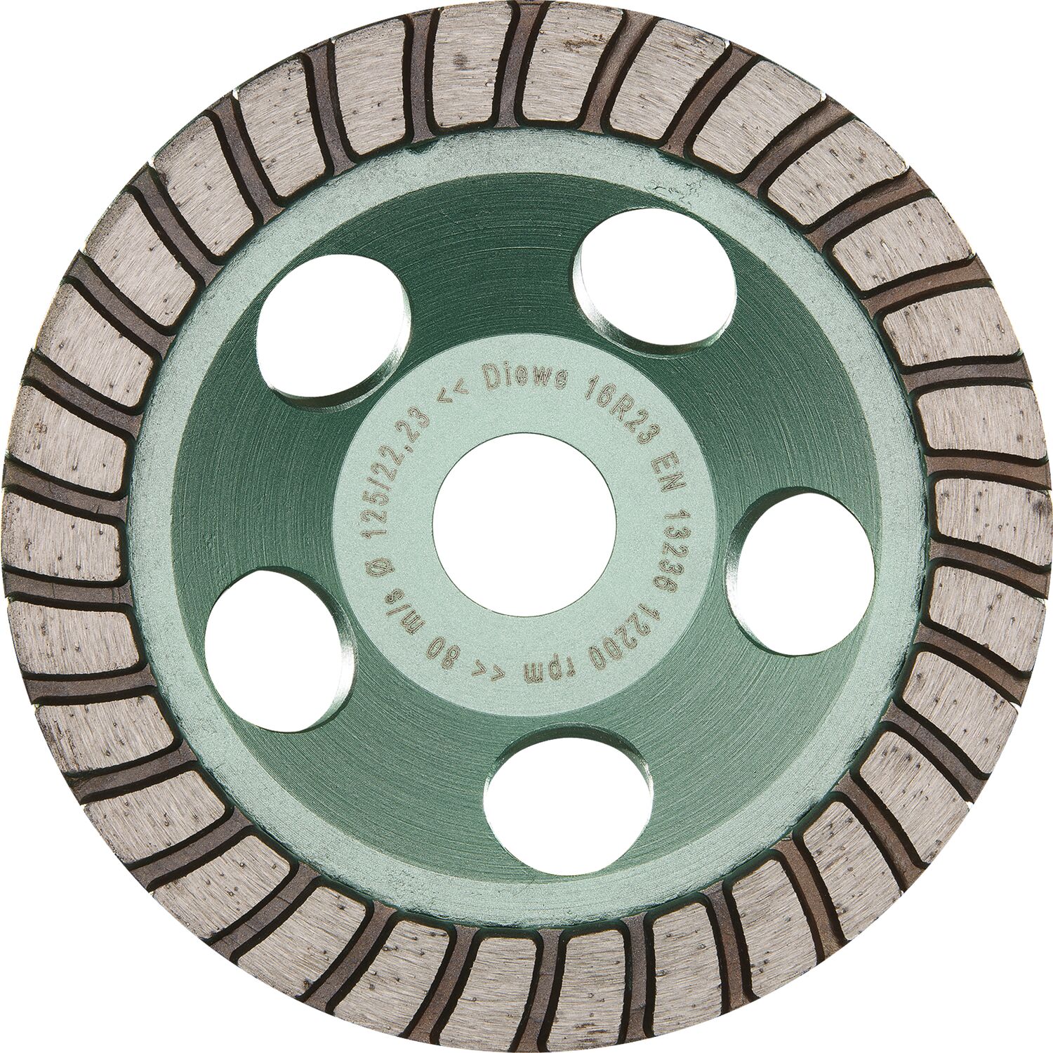 DIEWE Diamant-Trockenschleifteller Special Line Turbo 125 x 22 x 22.23 mm