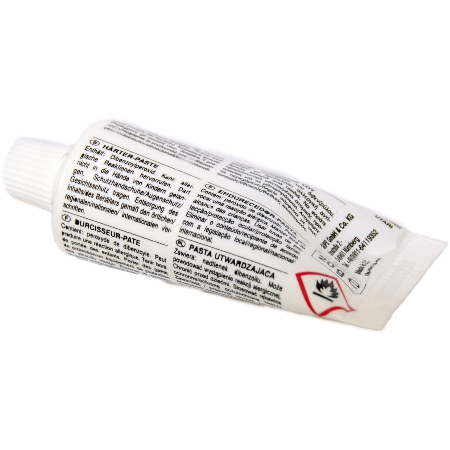 ADLER Poly Härtertube weiß 60g