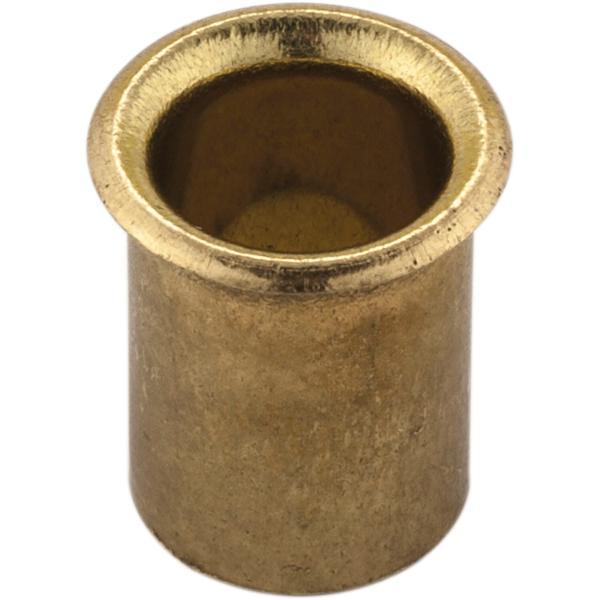 Kabeldurchgang rund, Einbau ø 12 mm, Messing poliert