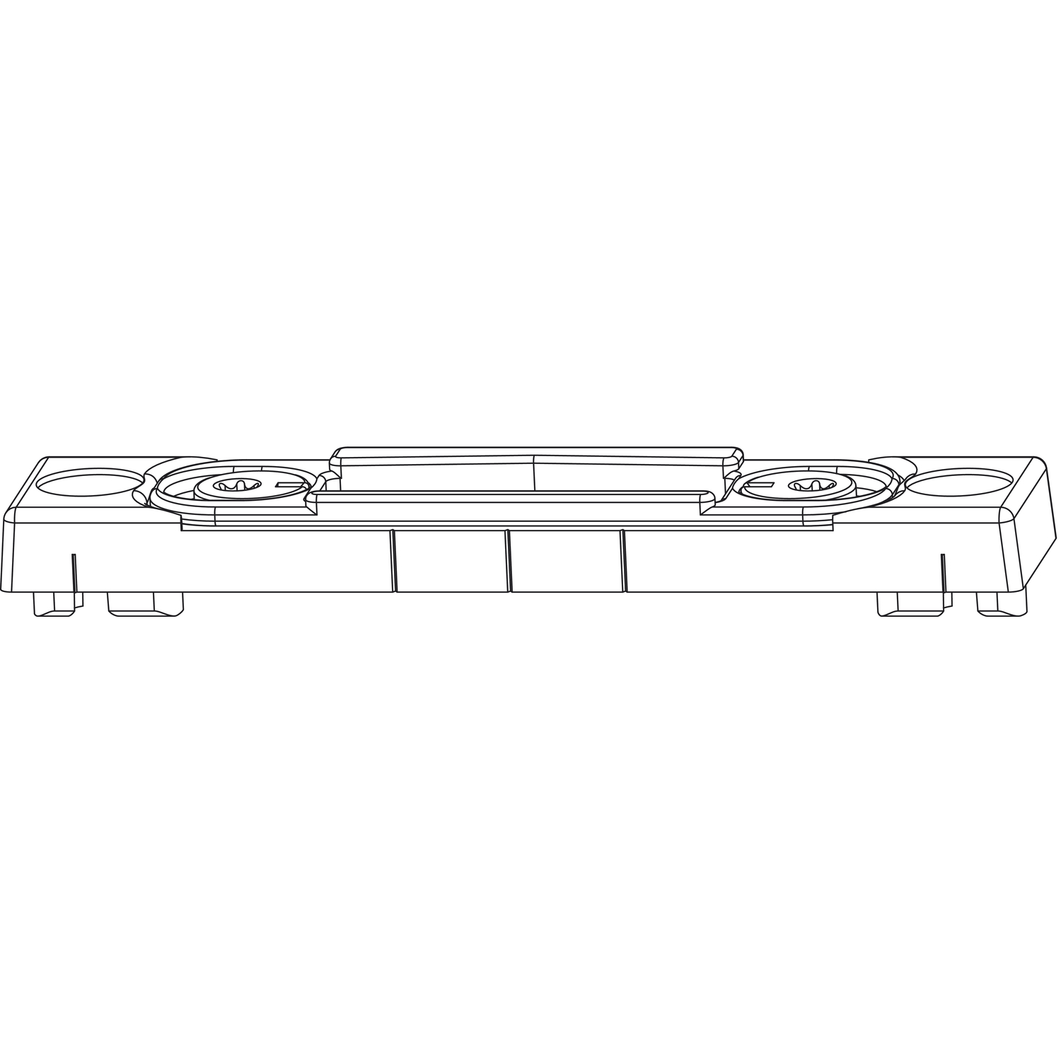 Maco #218605 MACO Fallenschließteil B-TV Stulpflügelgetriebe, Euronut, Holz/PVC, verstellbar