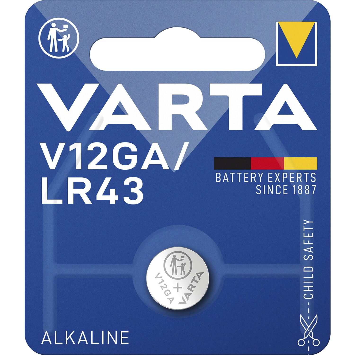 Varta Batterie Knopfzelle V12GA 1,5 Volt (1St)