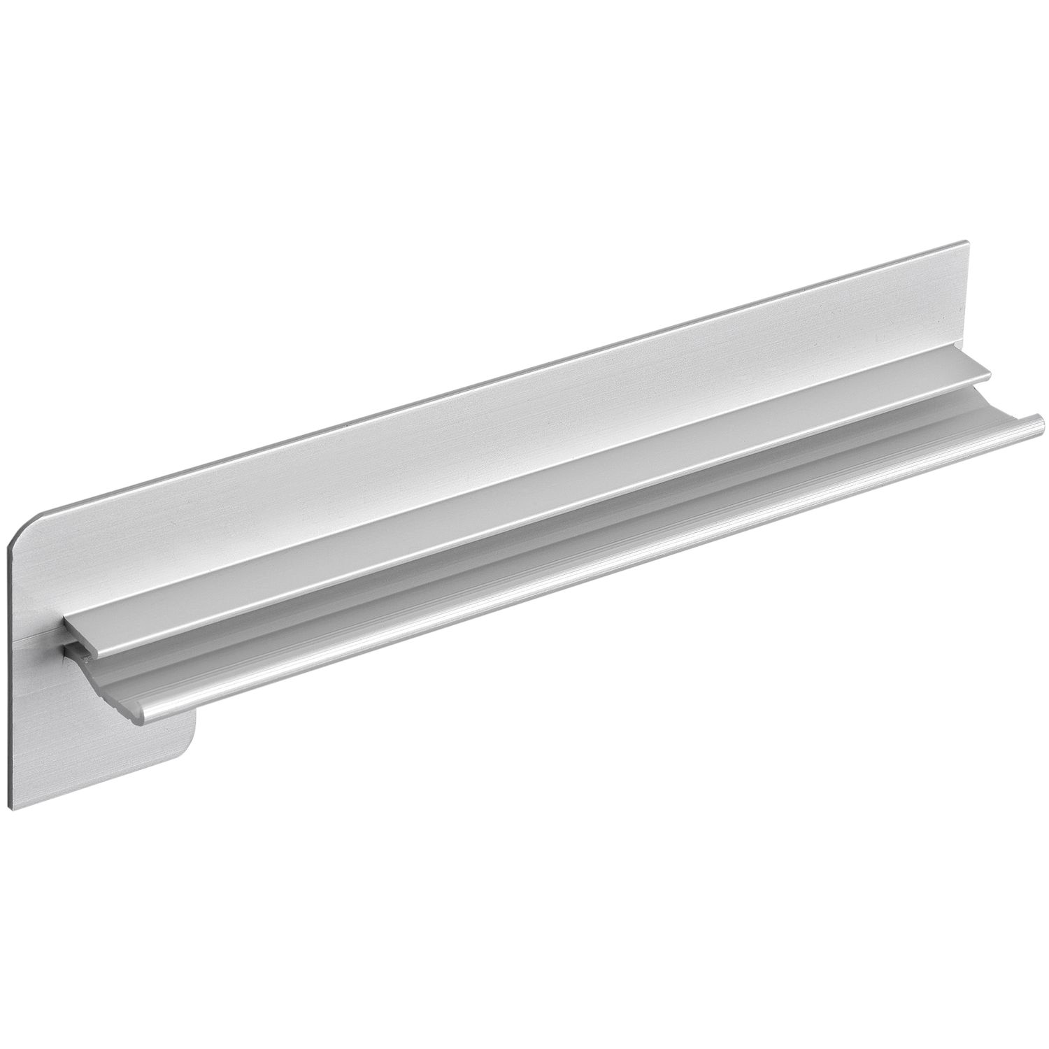 solido Seitenabschlüsse FB 25 Sichtbeton Alu natur eloxiert 320 mm