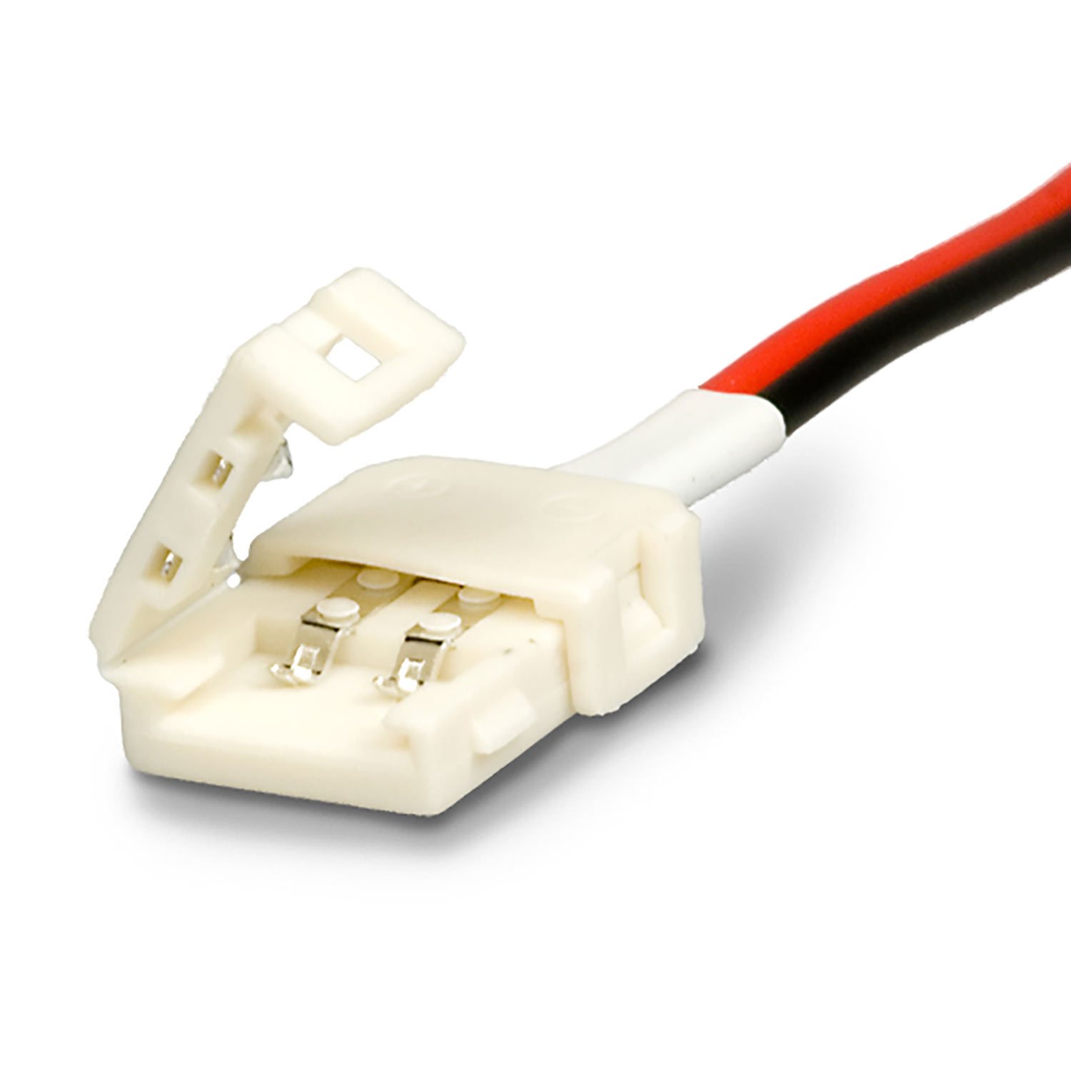 ISOLED Clip-Kabelanschluss (max. 5A) C1-28 für 2-pol. IP20 Flexstripes mit Breite 8mm Pitch >12mm