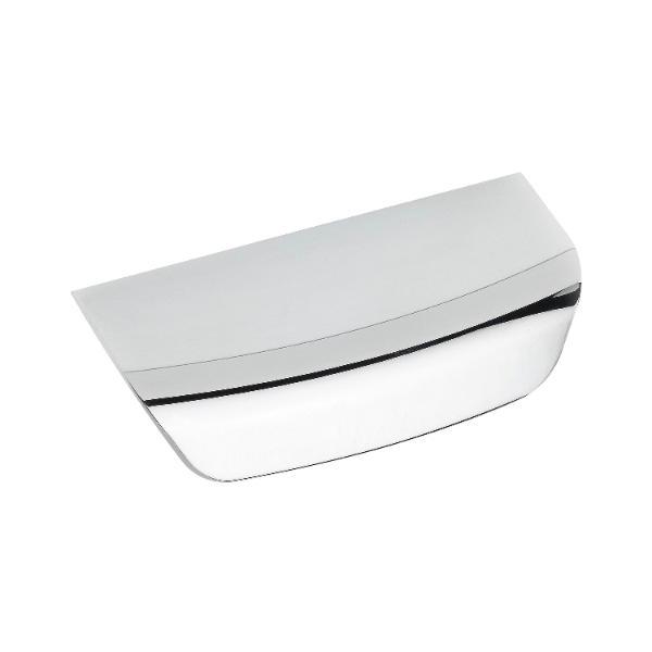 furnipart Griffleiste Wow Lochabstand 64mm Länge 96mm zink verchromt poliert
