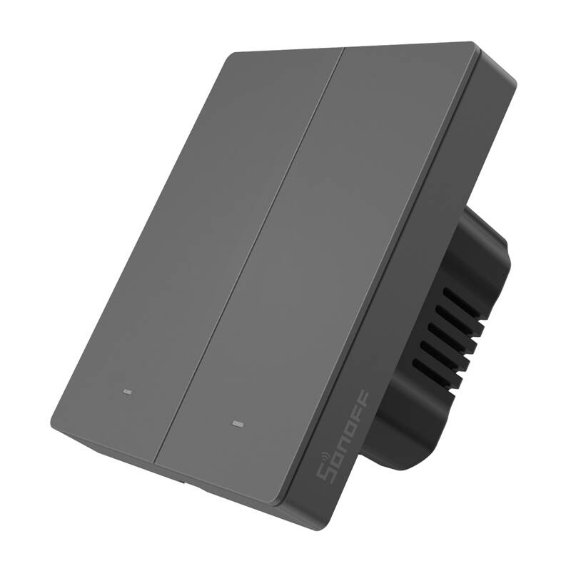 Sonoff SwitchMan Smart Wandschalter M5 80 Matter 2fach graphite