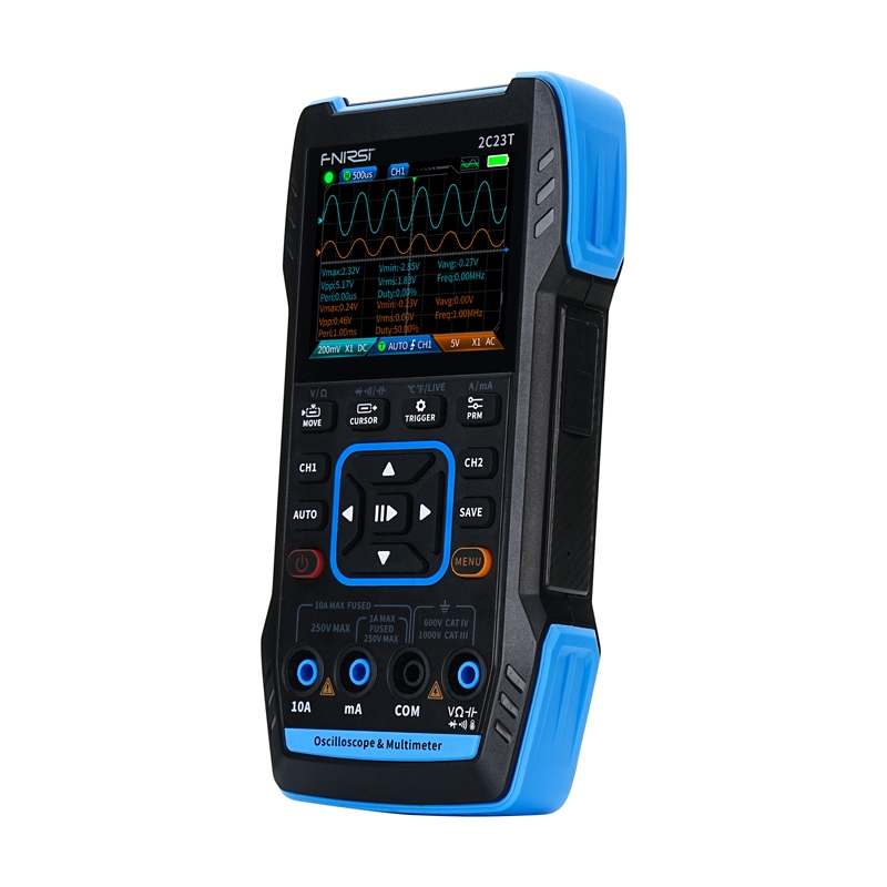 FNIRSI Tragbarer 3-in-1-Oszilloskop-Multimeter-Signalgenerator