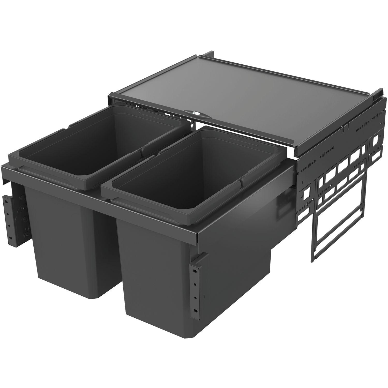 Vauth-Sagel VS ENVI Space Abfalltrennsystem KB 600 mm 2 x 22 Liter Lava