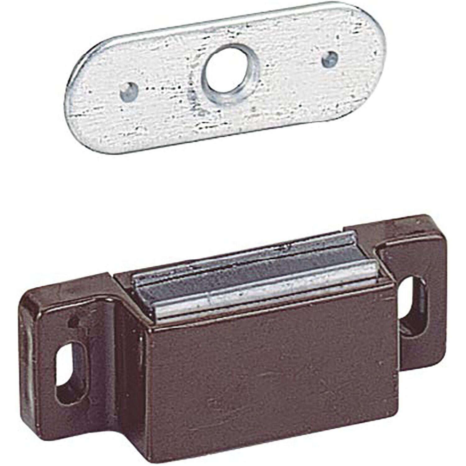 Hettich Haftmagnetschnapper M71 + Gegenstück, HK 4 kg, KS braun