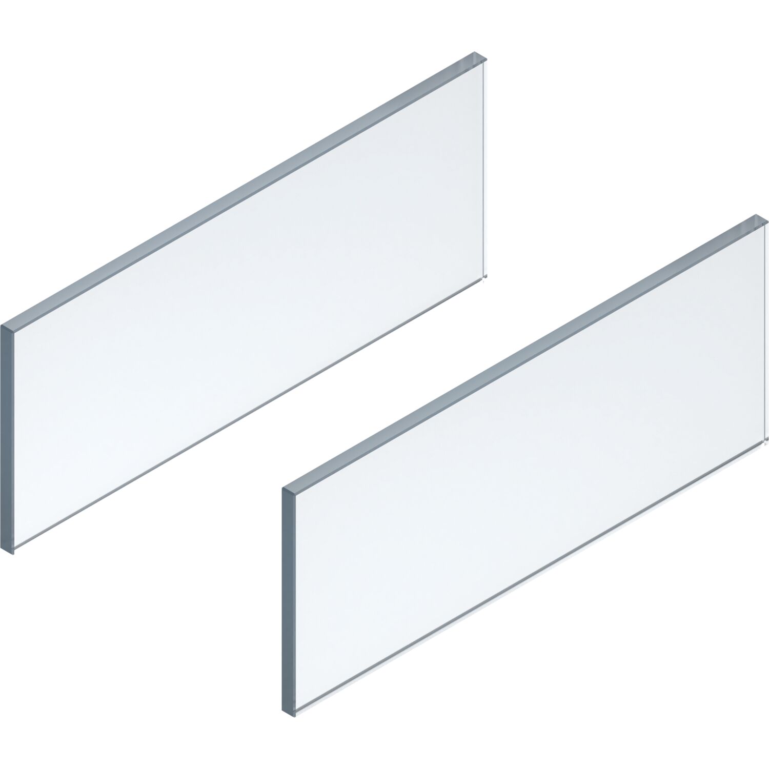 blum LEGRABOX free Einschubelement Seite, NL 450 mm, Glas klar