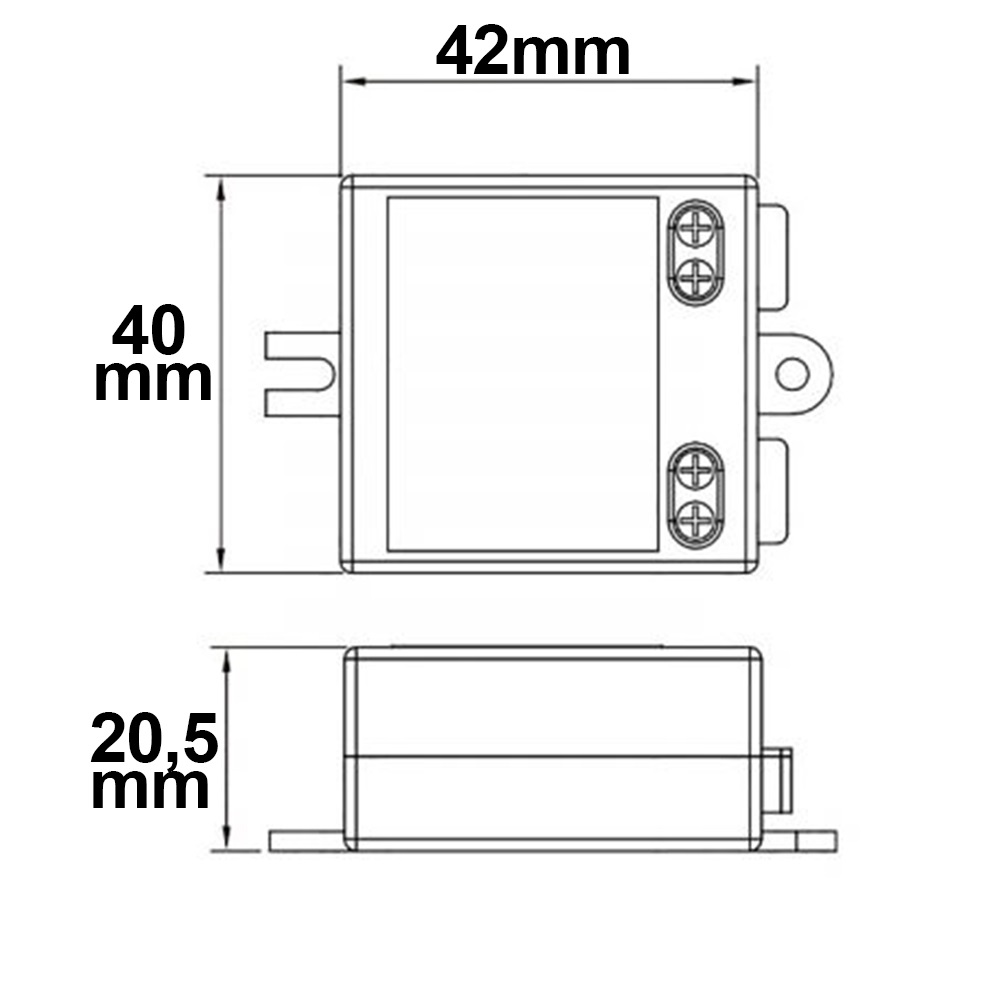ISOLED LED Trafo 12V/DC 0-10W SELV flach