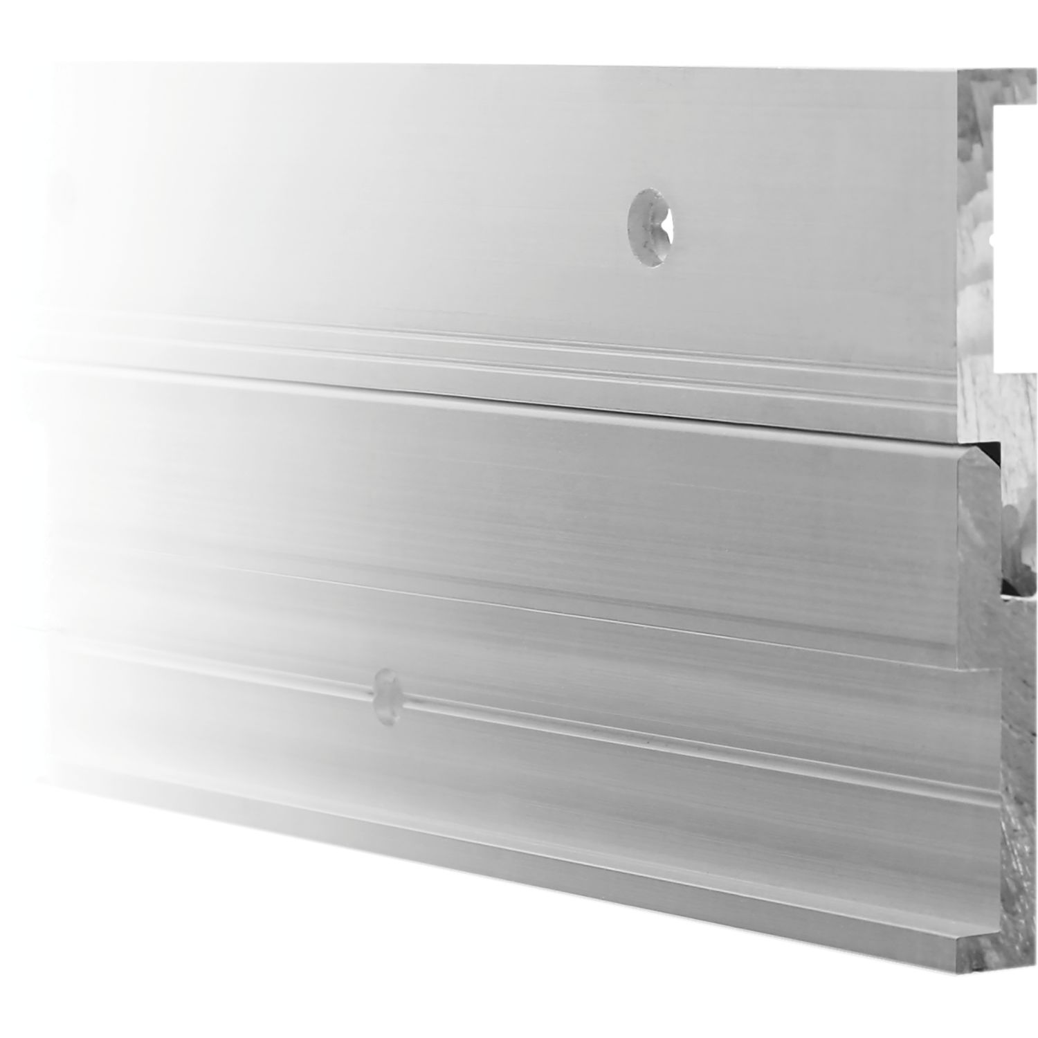 solido Paneelaufhänger Basic 2000, Höhe 40 mm, Tiefe 8 mm, Länge 2000 mm, Alu