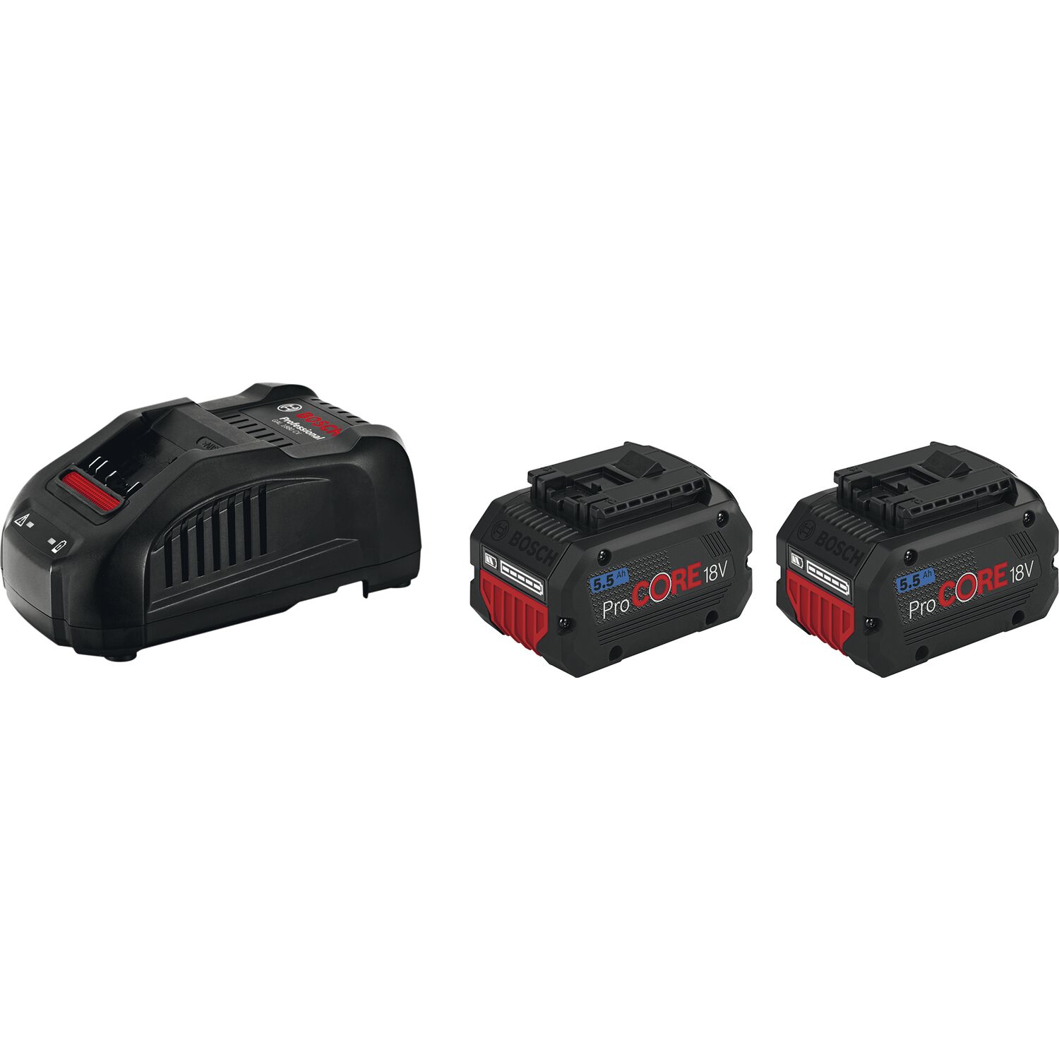 Bosch Akku-Starterkit ProCore 18 Volt / 2 x 5,5 Ah Akku u Ladegerät GAL1880CV