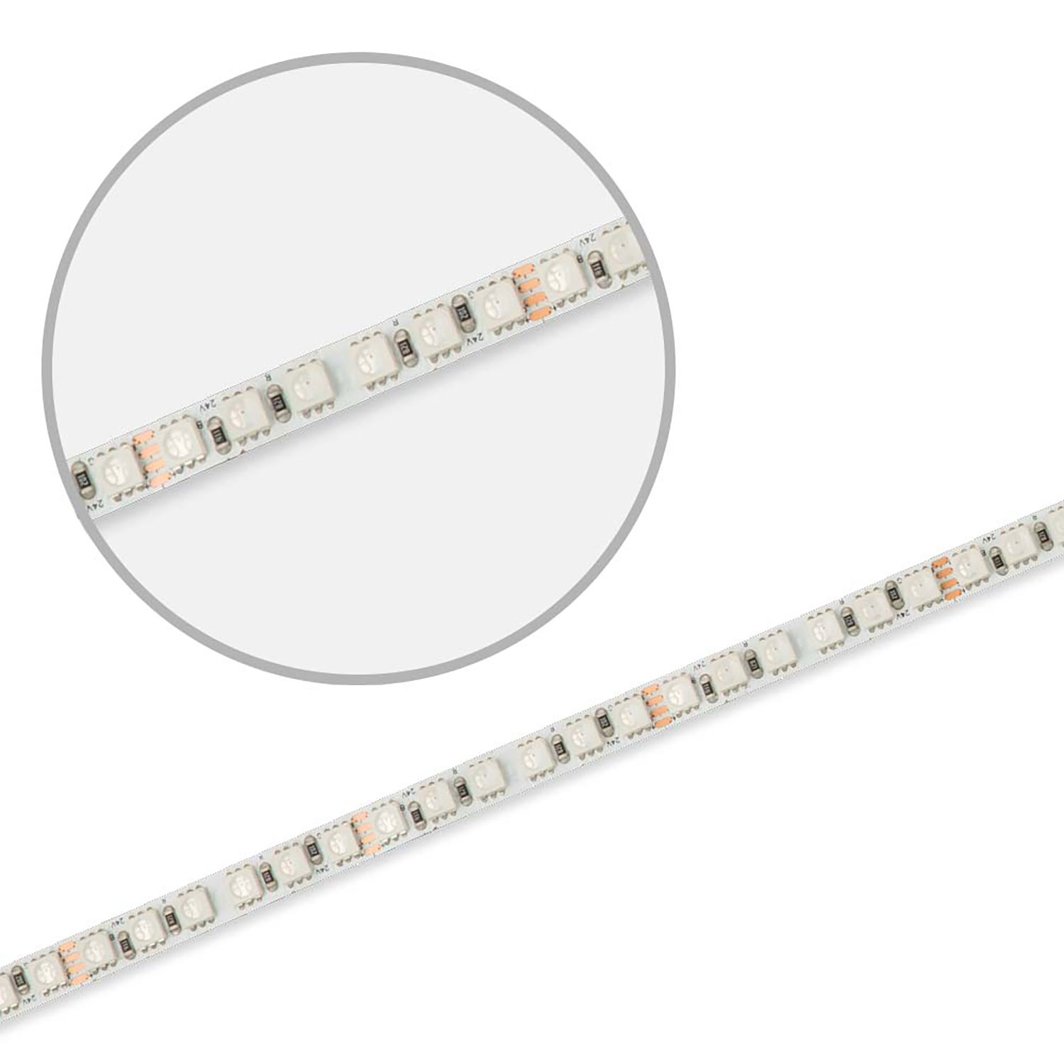 ISOLED LED RGB MICRO Flexband 24V DC 12W IP20 5m Rolle 120 LED/m