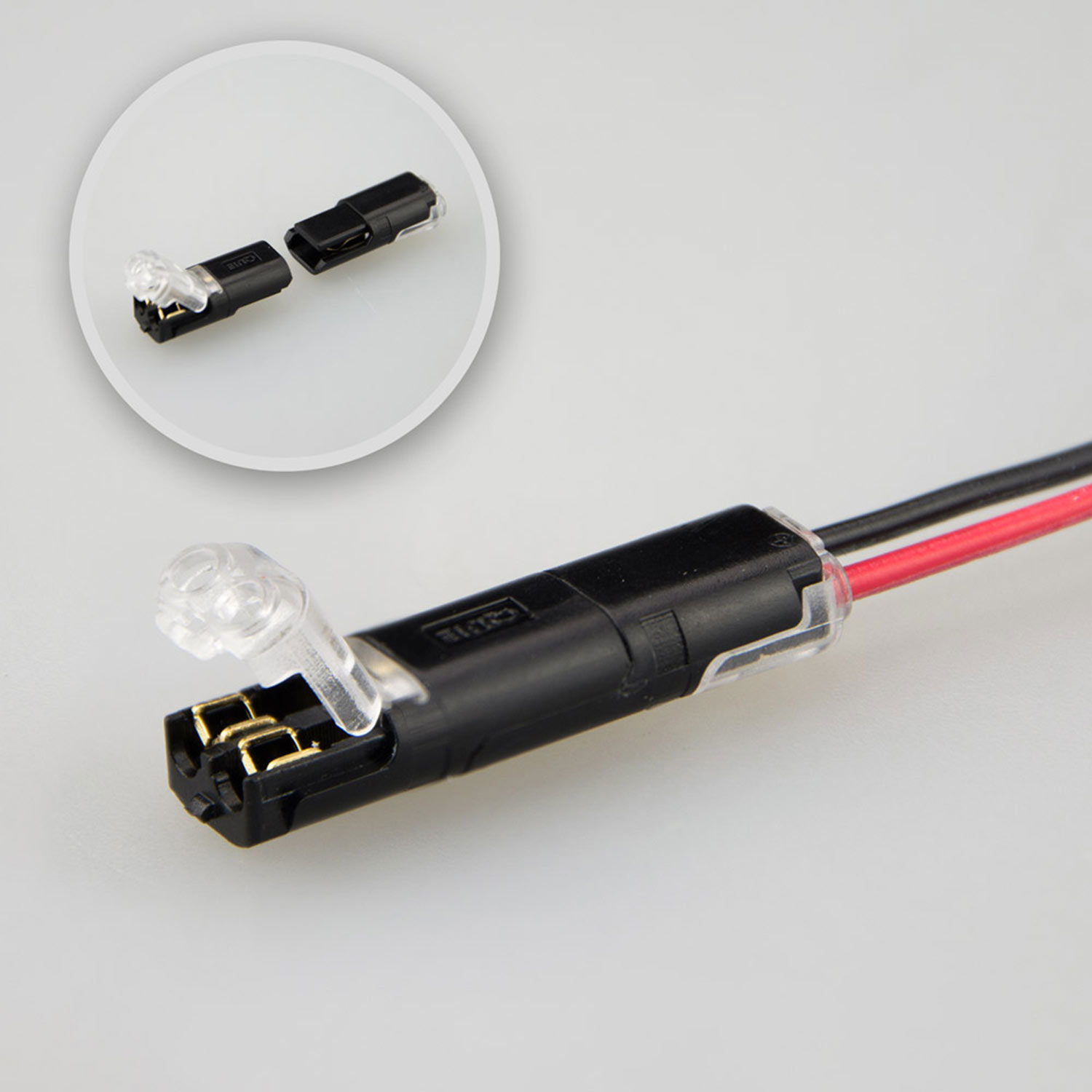 ISOLED Kabel Linearverbinder-SLIM 2-polig bis 2x0,5mm²/AWG20