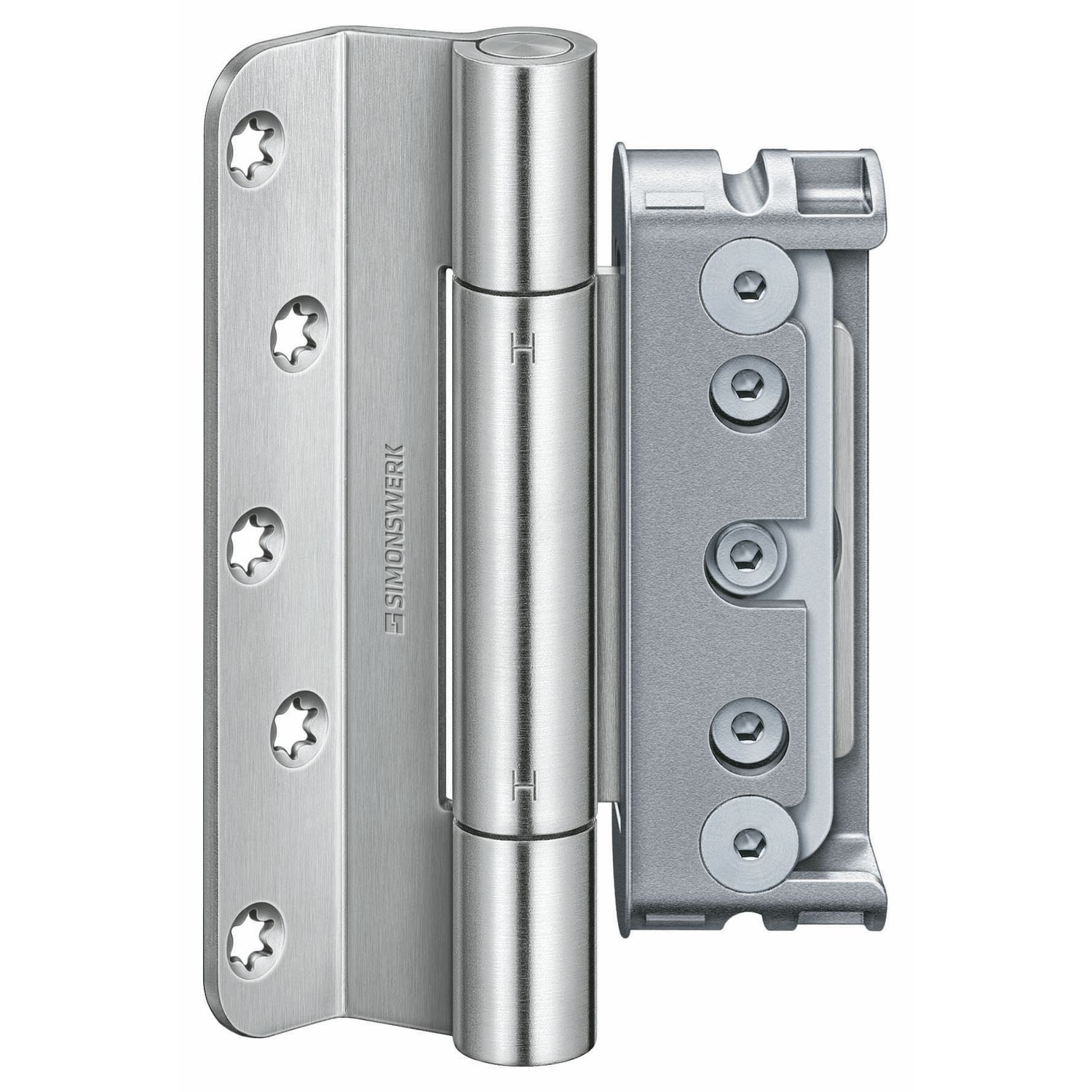 Simonswerk Haustürband-System BAKA Protect 4049 3D, 1 Satz= 3 Stk. Edelstahl