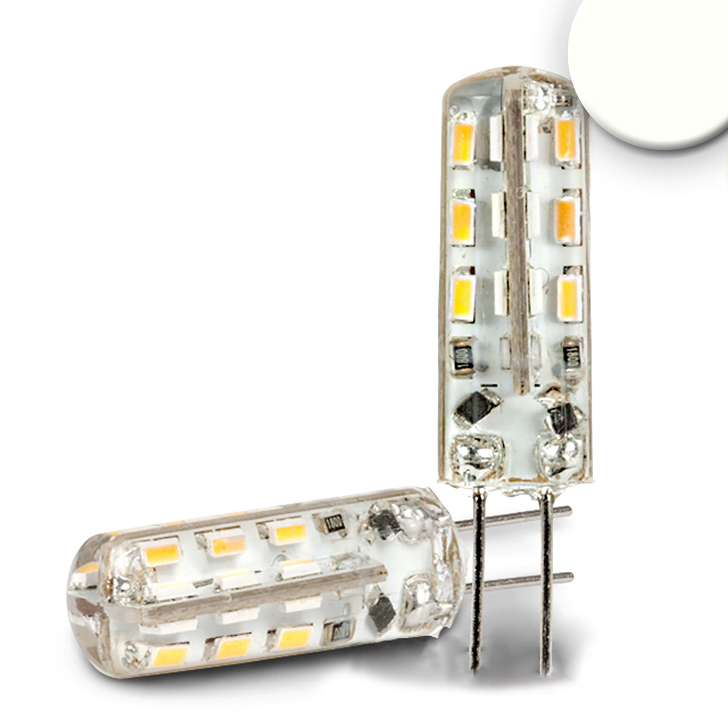 ISOLED G4 LED 48SMD 2W vergossen neutralweiß