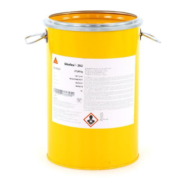 Sika Konstruktionsklebstoff SIKA Sikaflex 252 1-K-PU-Klebstoff 23 Liter grau