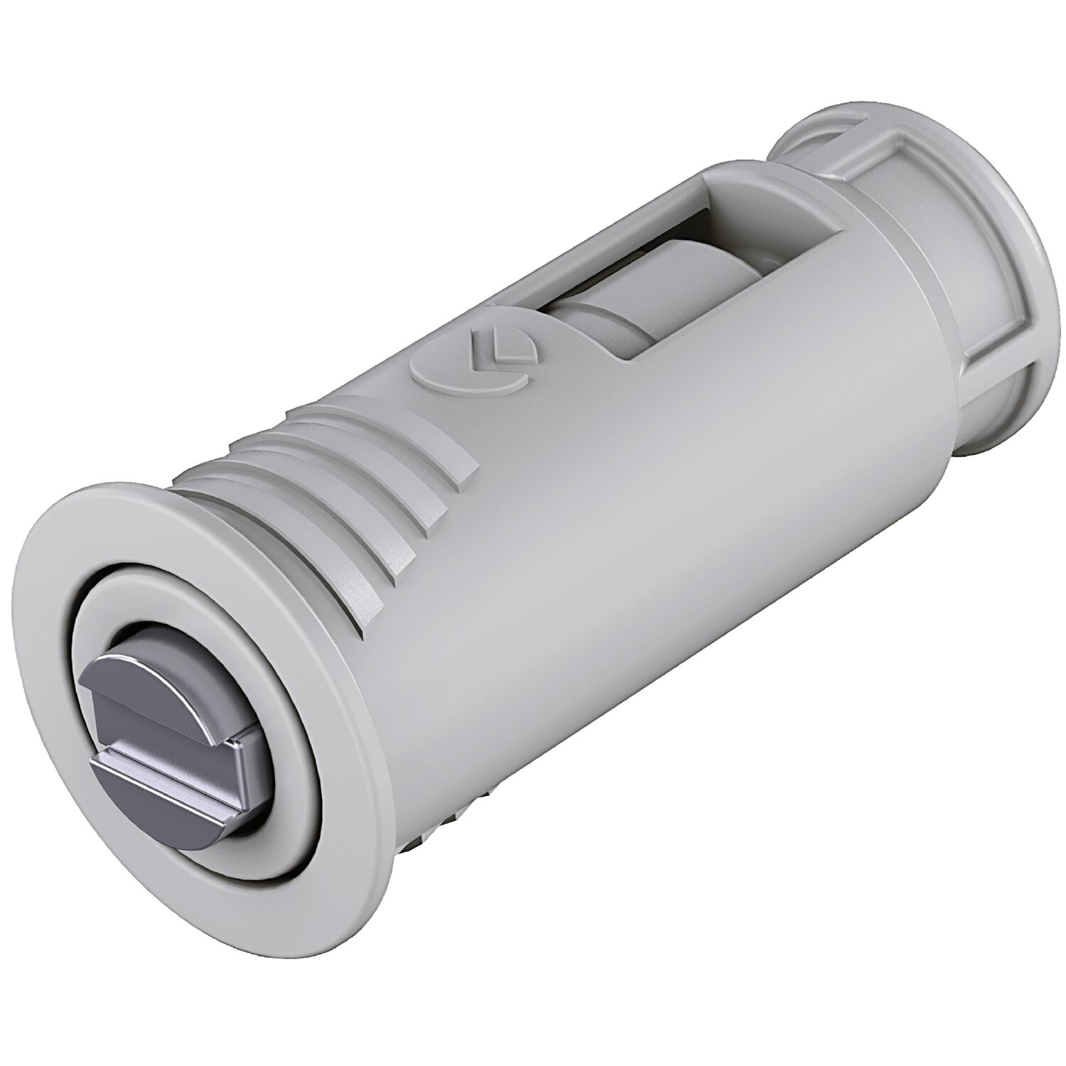 ITALIANA ferramenta Einbohrmagnetschnapper K-LOCK Kunststoff grau