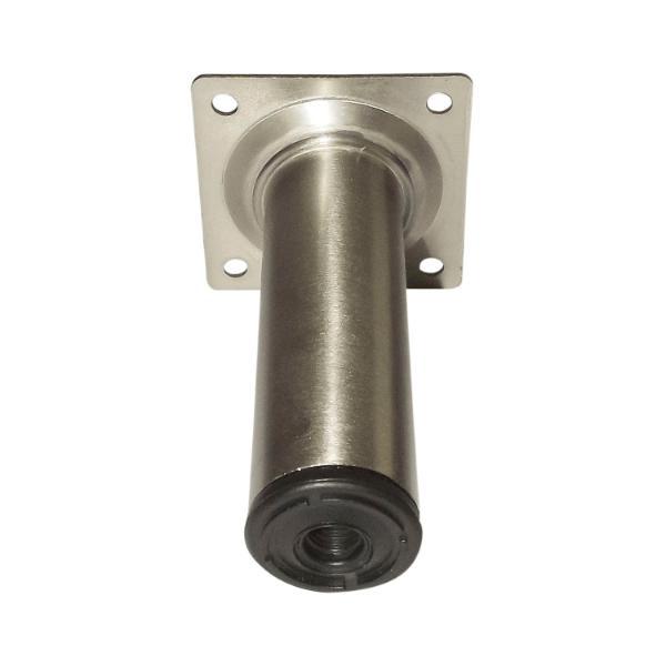 ELEMENT SYSTEM Möbelfuß Rundrohr ø 30 mm, Länge 600 mm, Stahl Edelstahl Effekt