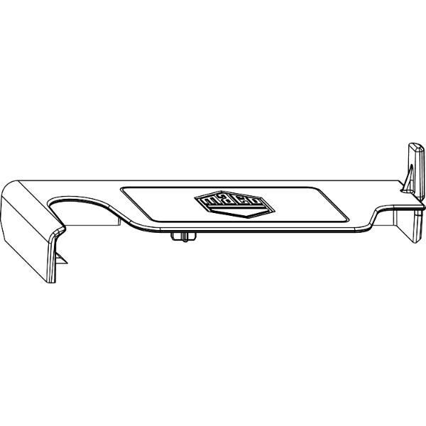 Maco #365224 MACO Abdeckkappe Ecklager POWER Holz, FT 30 mm, rechts, RAL 9022 (365224)