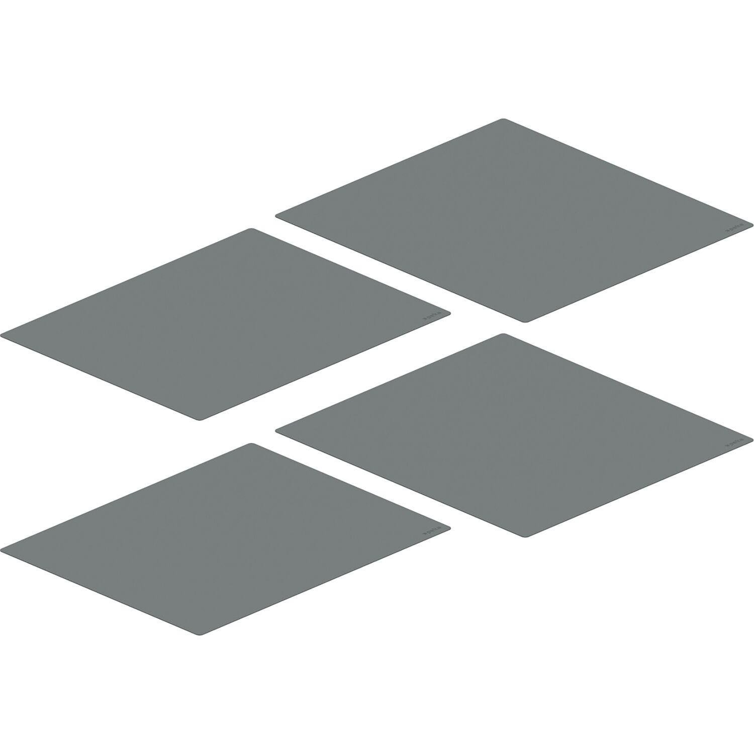 peka Antirutschmatten-Set 500 Magic Corner Comfort Walnussgrau