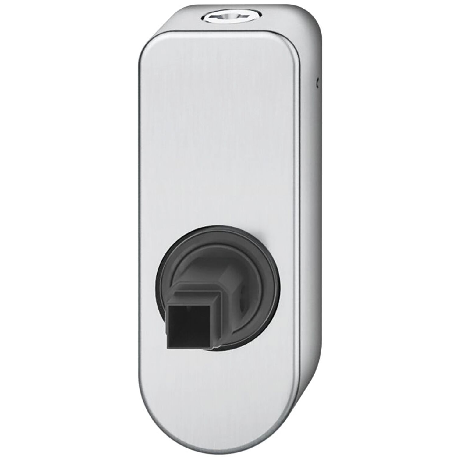 FSB FSB Fenstergriff Adapter-Rosette oval abschließbar, Edelstahl matt