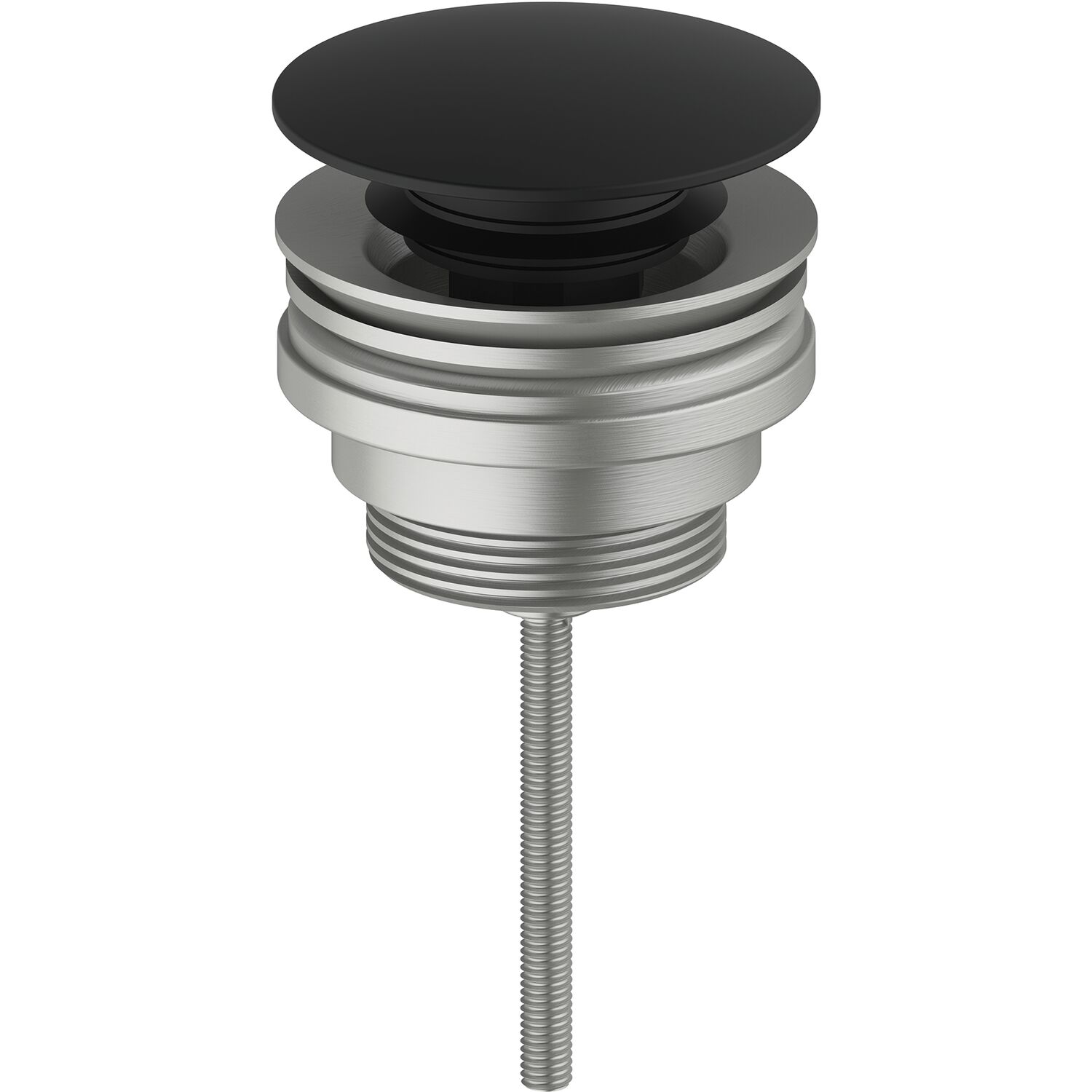 solido 5/4" Universal-Schaftventil 2in1, Schwarz matt