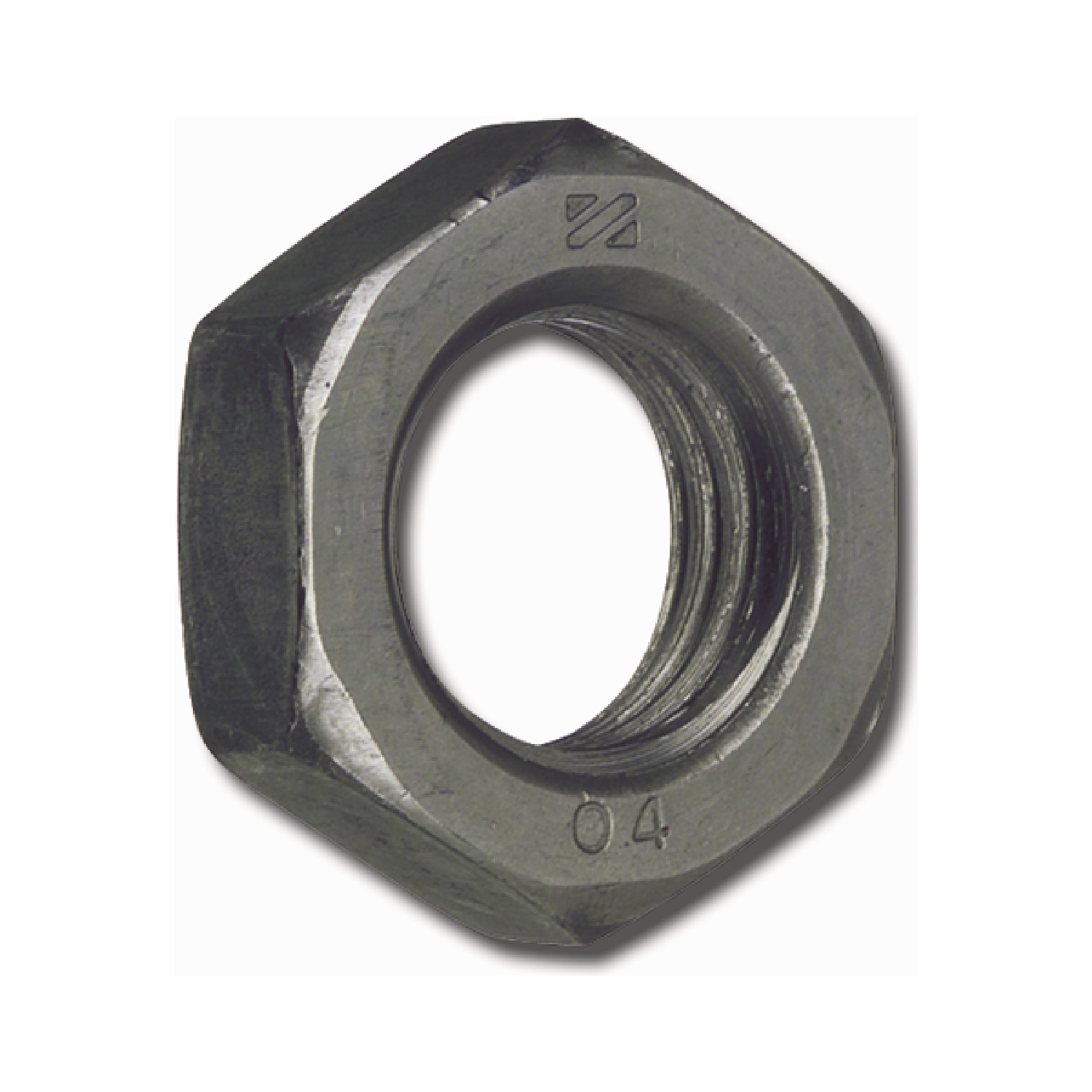 ISO4035 04 M24 blank flache Sechskantmutter (DIN439-2) (50 Stück)