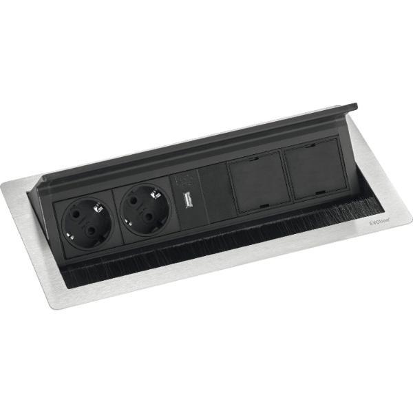EVOline Flip Top Push DATA USB L Edelstahl ()