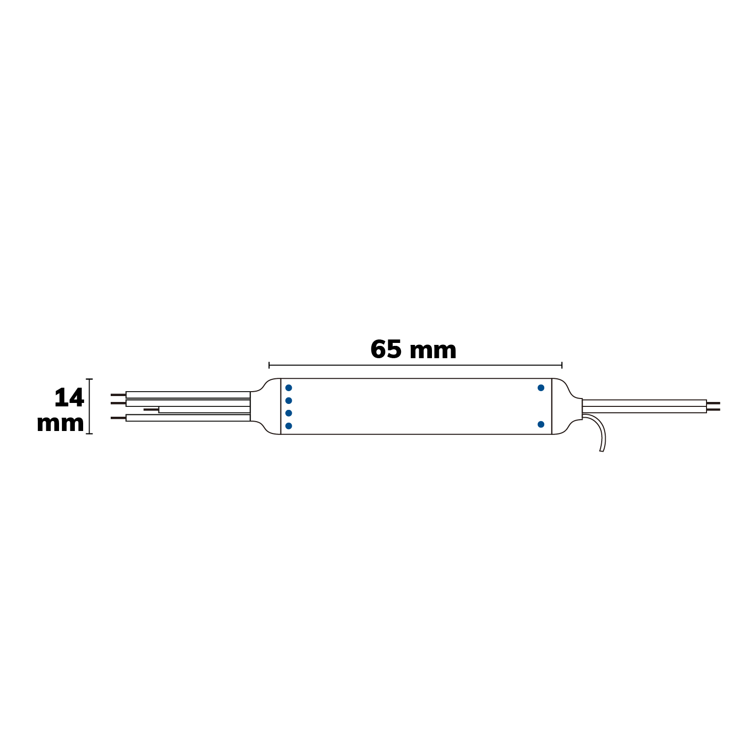 ISOLED Sys-Pro Push/Funk Mini Soft-On PWM-Dimmer MiniAMP 12-24V DC 3A