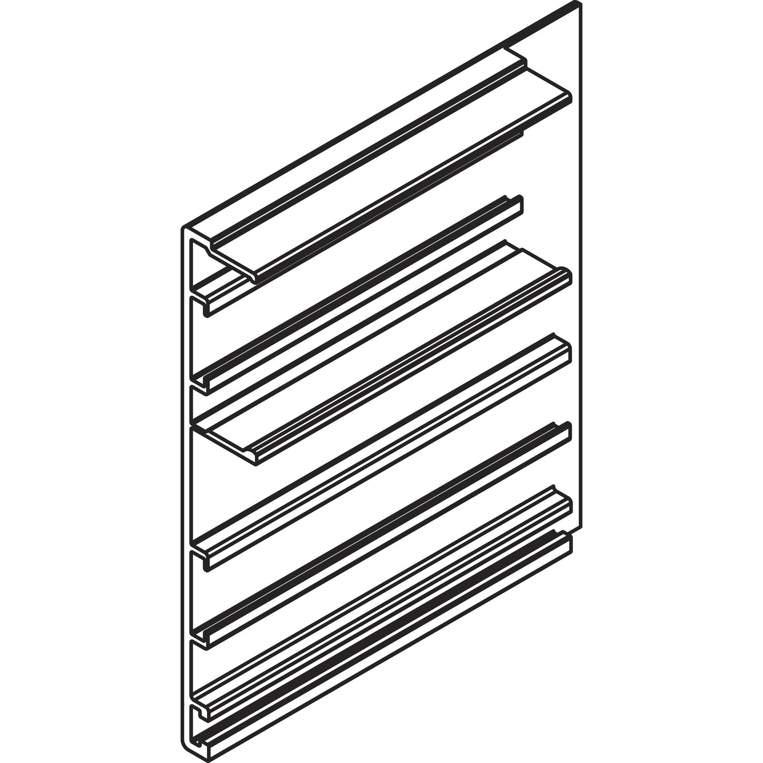 Hawa HAWA-Junior 80/100 Z Abdeckkappe Clipblende 66 mm rechts silber
