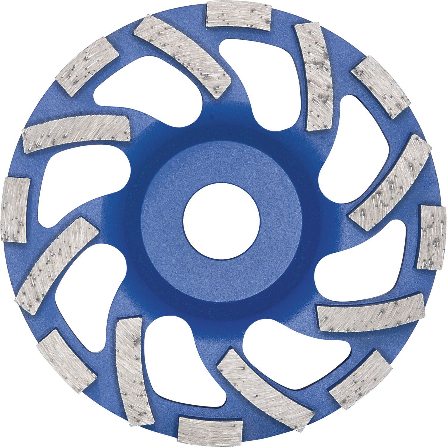 DIEWE Diamant Trockenschleifteller New Fan Cup Blau 125 x 22 x 22.23 mm