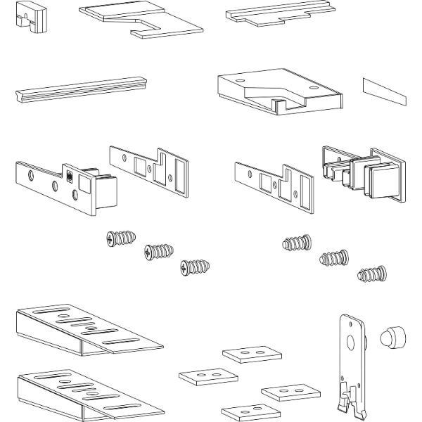 HAUTAU ThermoTop 2.1 Zubehör-Beutel 123 Holz, TS bis 88 mm, Schema A, rechts
