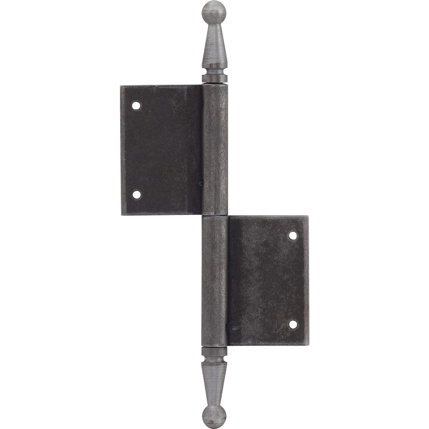 Türnussband mit Zierkopf, rechts, 100 x 160 mm, Stahl blank