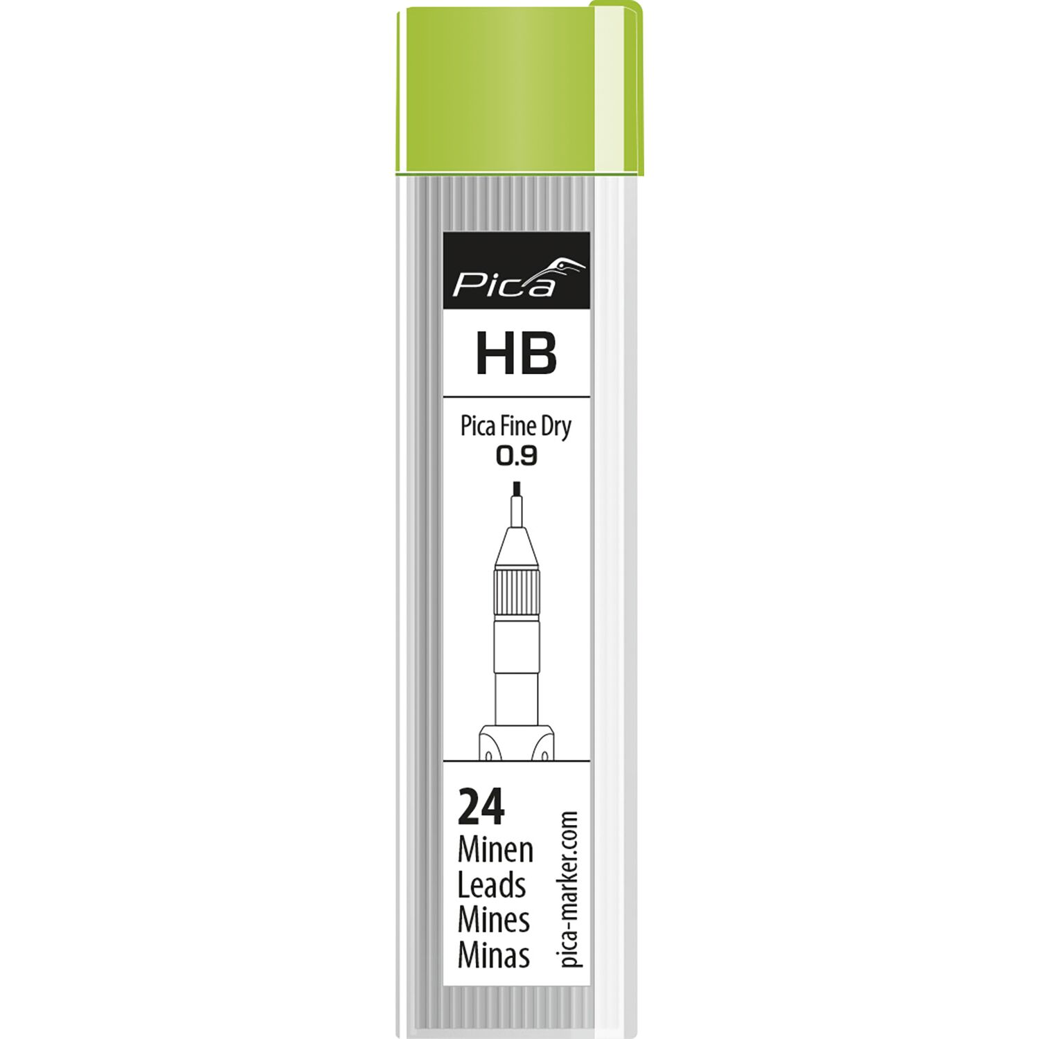 Pica Ersatzminen-Set HB graphit Tieflochmarker Pica Fine-Dry
