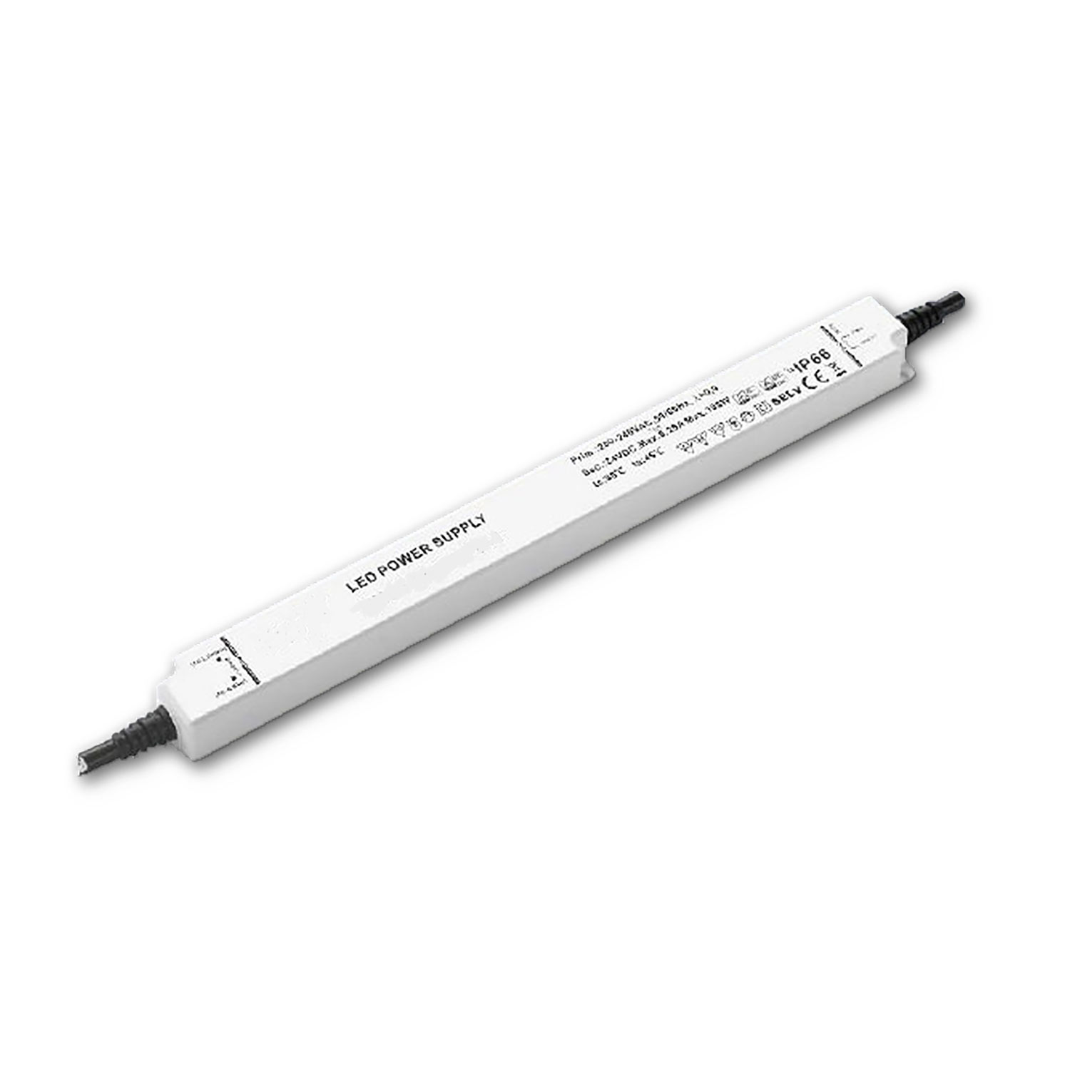 ISOLED LED Trafo 24V/DC 0-150W IP65 flach ultraschmal