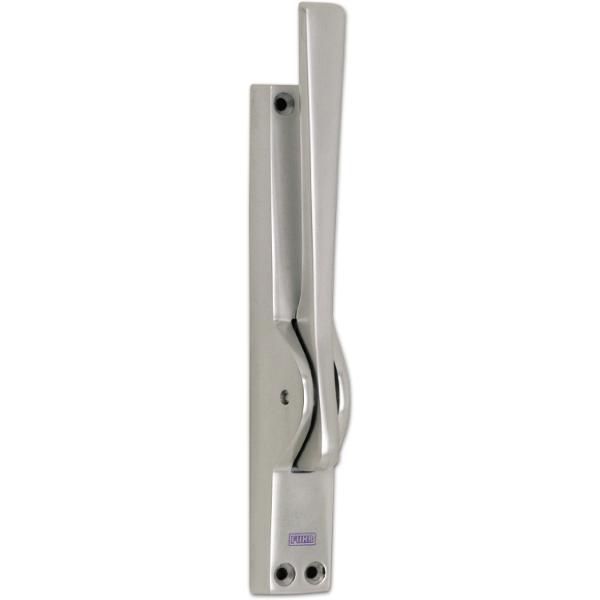 Fuhr Türtreibriegel aufliegend reibungsfrei, Stange ø 10 mm, Hub 20 mm, silber elox.