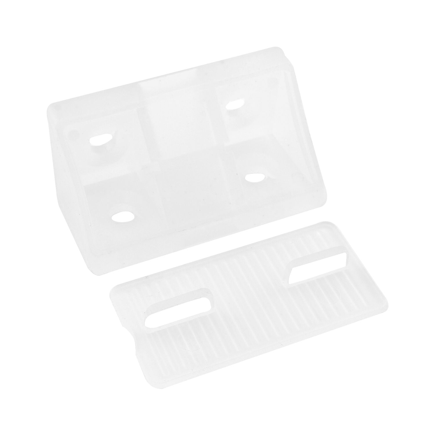 Schrankverbinder Universal, 21 x 21 x 44 mm, Kunststoff transparent
