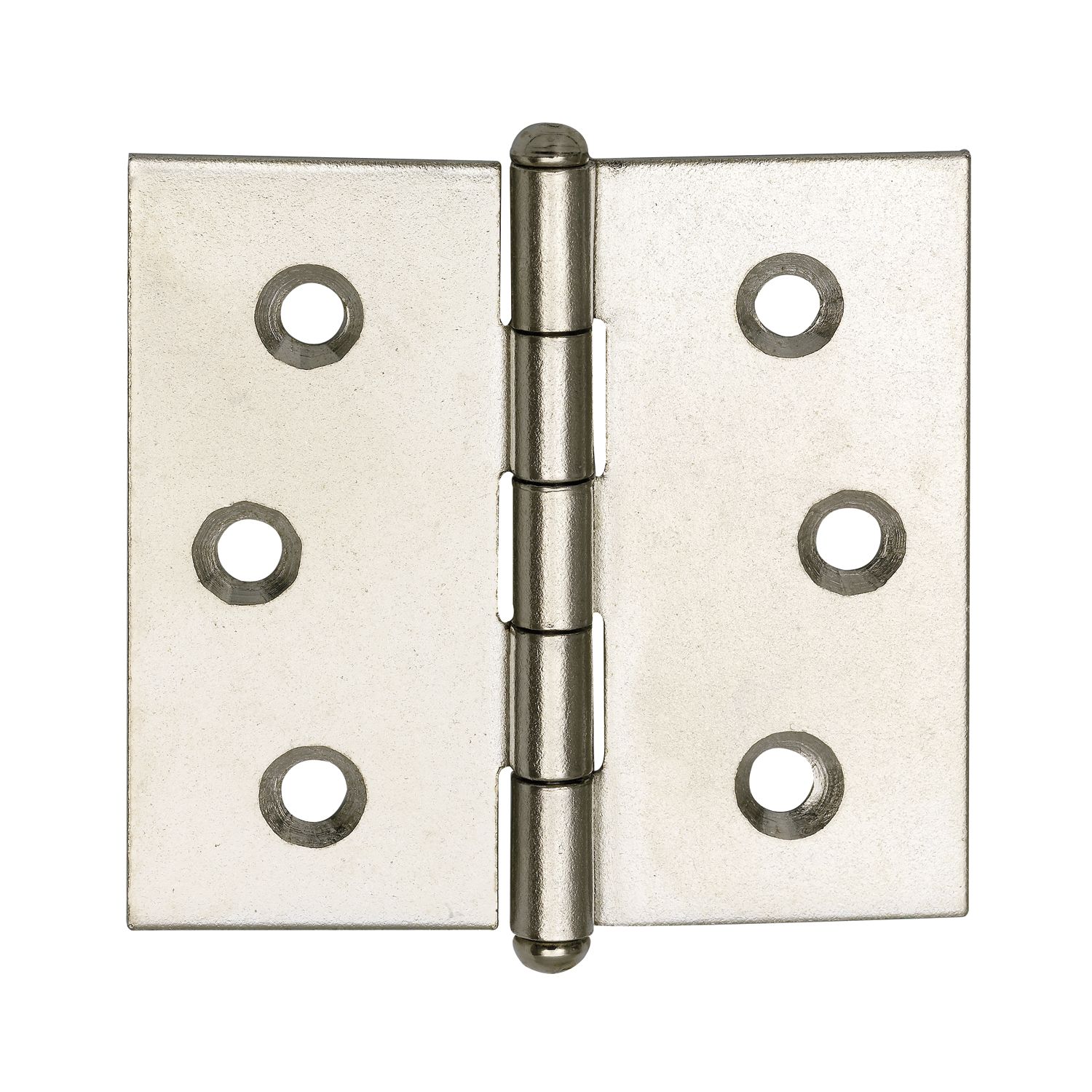 Metalurgia Knopfscharnier - leichte Ausführung 30 x 30 mm, Stahl glanzvernickelt