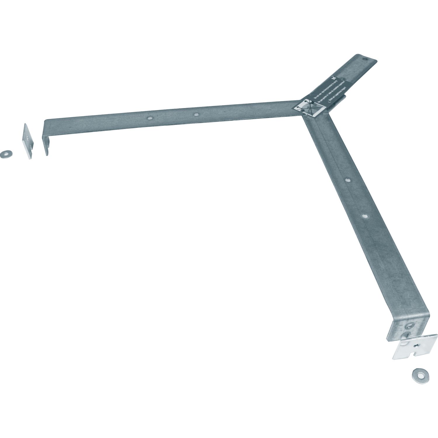 Kesseböhmer Oberbodenwinkel für feste Rückwand Revo 90 Stahl verzinkt