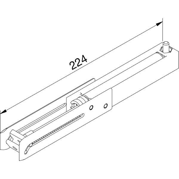 HELM 73 Einzugsdämpfung SmartStop bis 80 kg Flügelgewicht