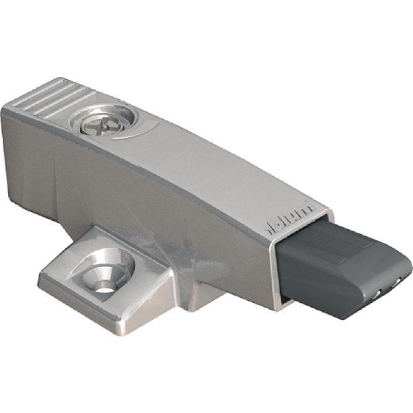 blum BLUMOTION 971A, Kreuzadapterplatte, Bauhöhe 25, Zink vernickelt