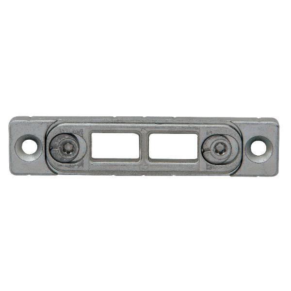 Maco #23886 MACO Riegelschließteil Euronut 6/8/4, 2 Schlitze, 12L, silber (26610)