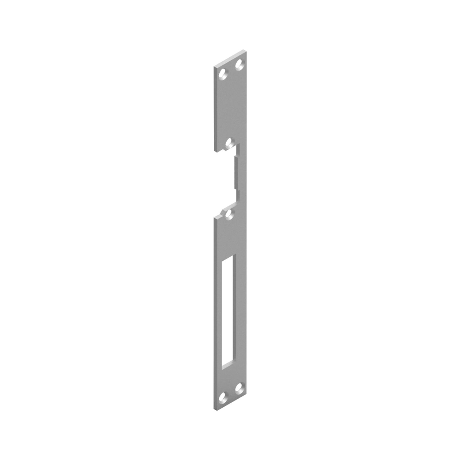 O & C Schließblech zu O&C Türöffner, lang, 250 x 25 x 3 mm,Stahl grau beschichtet